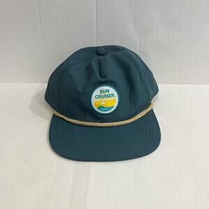 Sun Cruiser Unisex Blue Snapback Rope Hat Casual Adjustable Cap